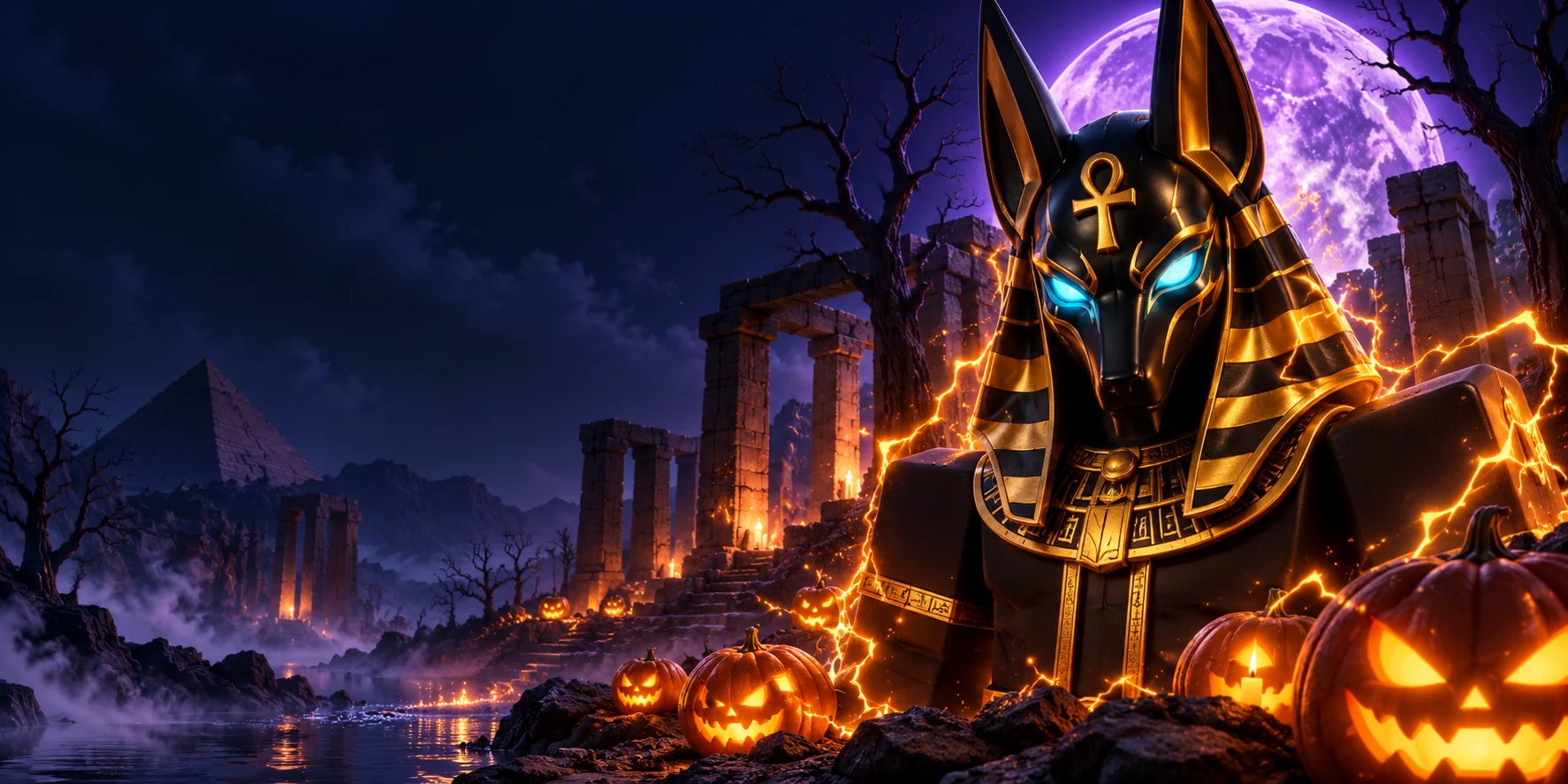 Anubis-style jackal mask art for Tap Simulator REBORN